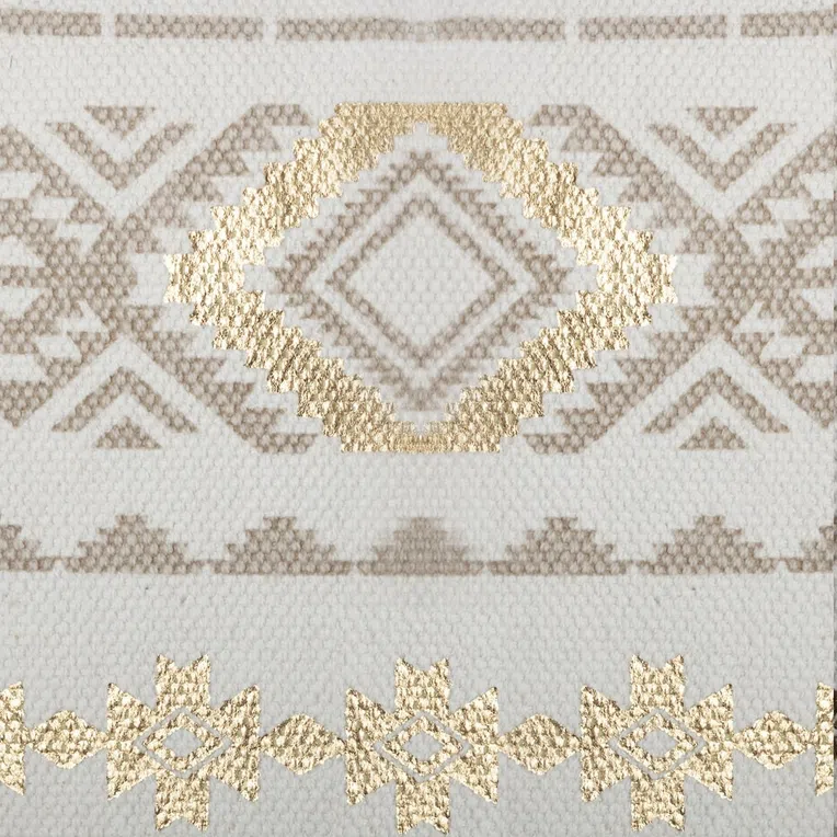 Poszewka w złote etniczne wzory ETNI 40x40 cm AW21 700951