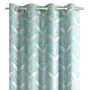 Zasłona FLORIS na przelotkach turkusowy 140x250 cm