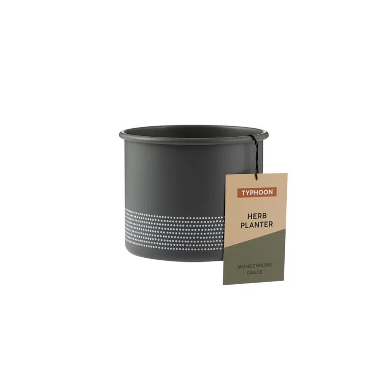 Doniczka MONOCHROME na zioła 11x9 cm