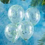 Balony ROAR z confetti 5 szt. fi 30,5 cm