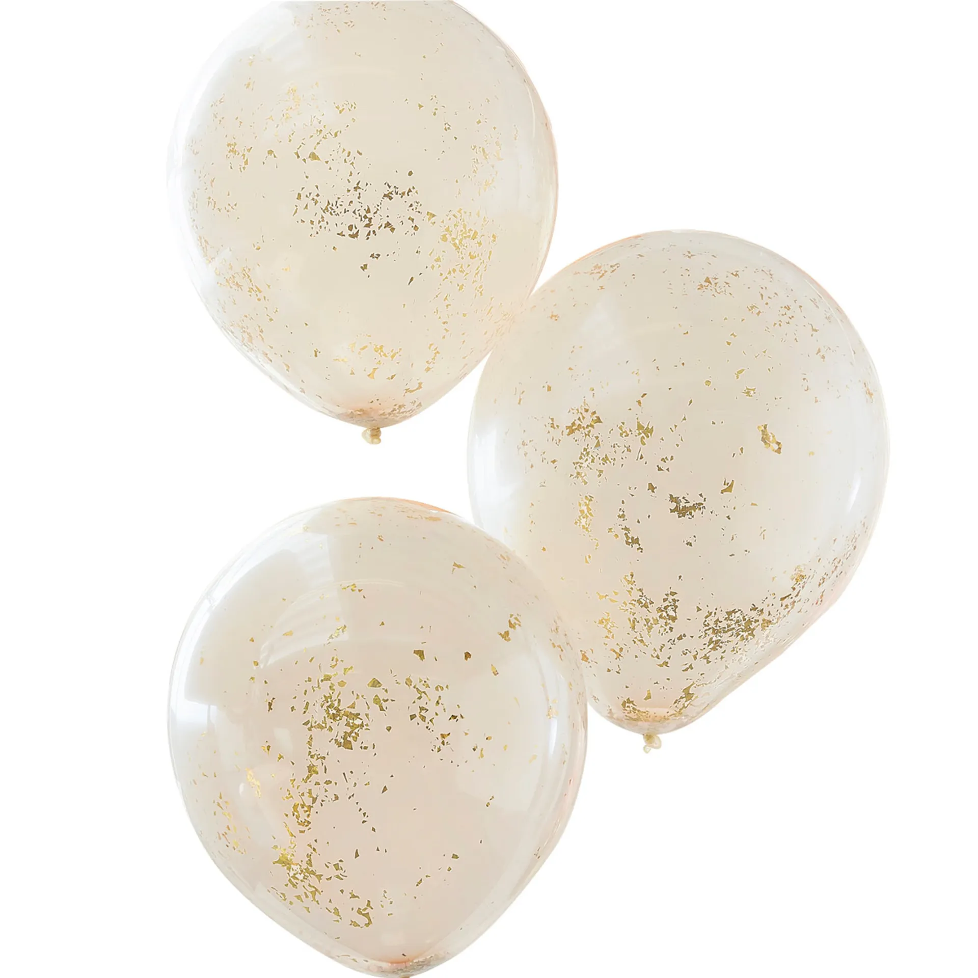 Balony MARBLE z confetti 3 szt. fi 45,7 cm