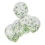 Balony LETS GO WILD z confetti 5 szt. fi 30,5 cm