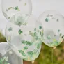 Balony LETS GO WILD z confetti 5 szt. fi 30,5 cm