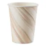 Zestaw MARBLE kubków papierowych 250 ml 8 szt.