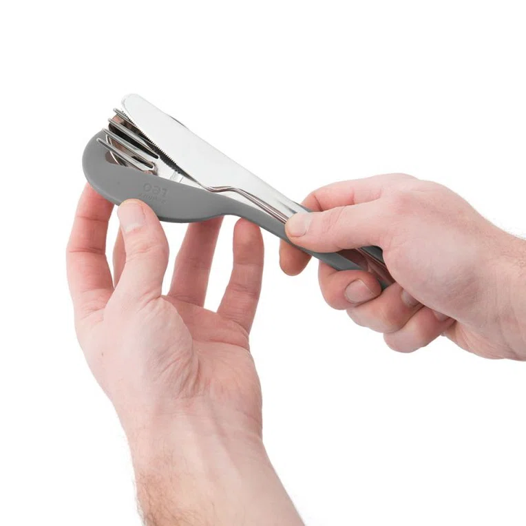 Zestaw GLOSSY sztućców podróżnych 4 el.