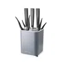 Ociekacz LIVIO DUO na sztućce szary 11x11 cm