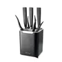 Ociekacz LIVIO DUO na sztućce czarny 11x11 cm