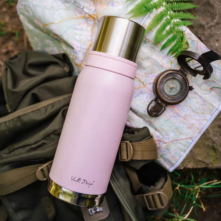 Termos FUORI turystyczny pudrowy róż 1 l