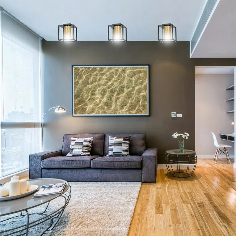 Lampa Sufitowa Tiper 1/977/1 1Xgu10 czarna/złota