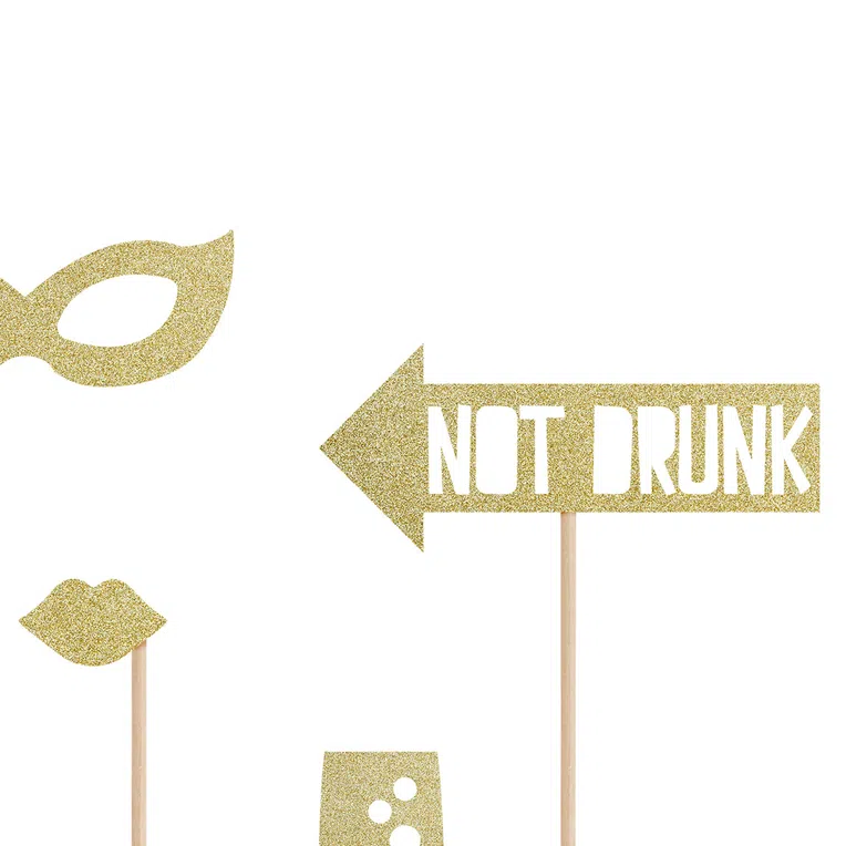 Zestaw LET'S CELEBRATE gadżetów do zdjęć 8 el.