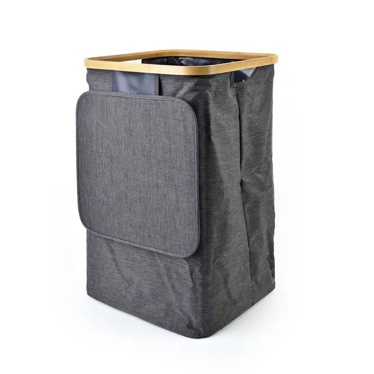 Kosz GOA MIDI GREY na pranie 33x52 cm