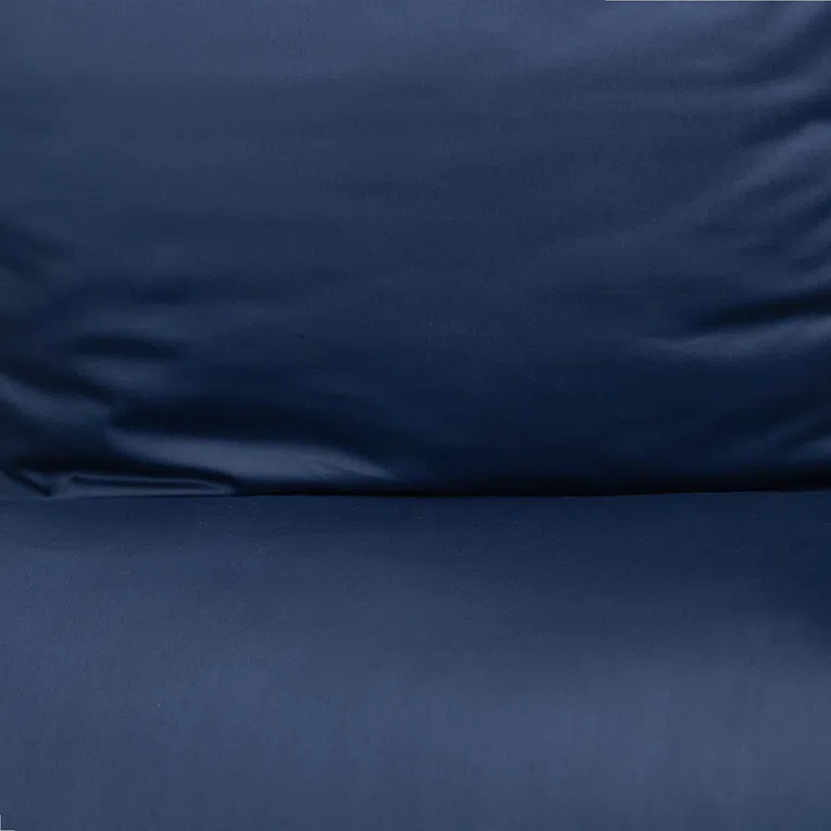 Pościel GOLD satynowa granatowa 5 el. 220x200 cm