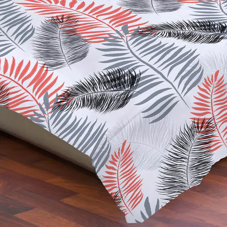 Komplet pościeli EXCLUSIVE satynowa w piórka 3 el. 160x200 cm