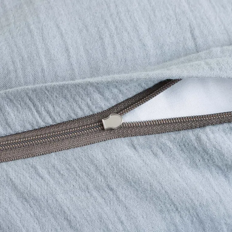 Komplet pościeli muślinowej MUSLIN grafitowa 140 g/m2 160x200 cm