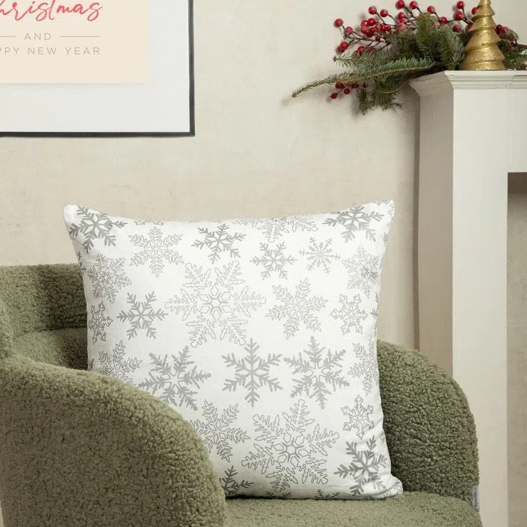 Poszewka LUGN biała 45x45 cm