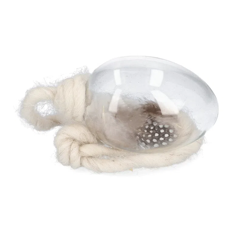 Zawieszka wielkanocna LECCY szklana na sznurku 50 cm