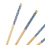 Zestaw pałeczek SUSHI bambusowych niebieskich 4 kpl.