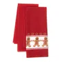 Zestaw ścierek kuchennych BISCOTTO czerwonych 2*45x70 cm