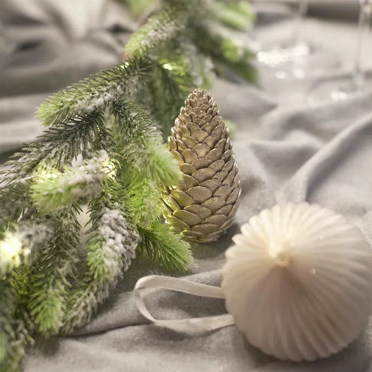 Szyszka POLIE złota 10 cm