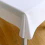 Obrus LOIS gładki biały plamoodporny 150x300 cm