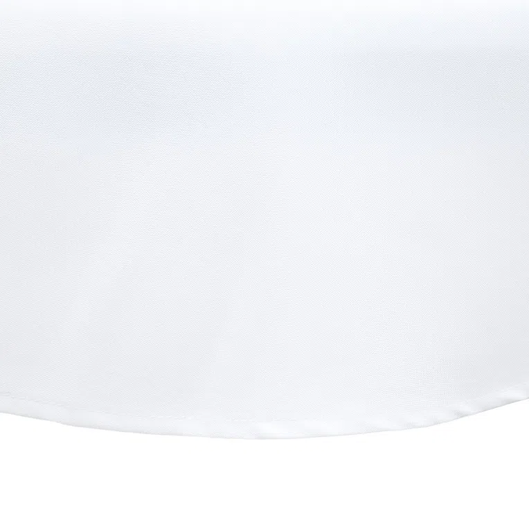 Obrus LOIS gładki biały okrągły plamoodporny 180 cm