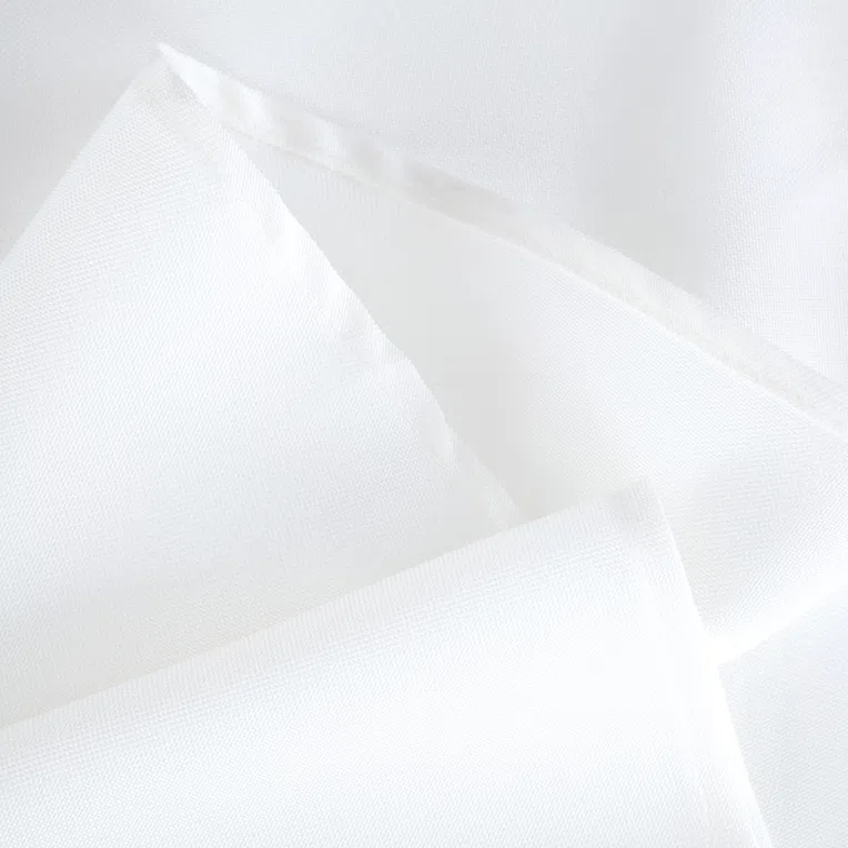 Obrus LOIS gładki biały okrągły plamoodporny 180 cm