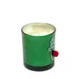 Świeca FROSTED zapachowa zielona 10 cm