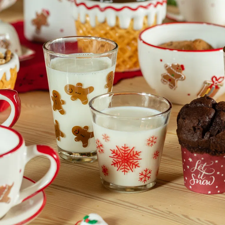 Zestaw szklanek TOKEN wysoka z ciastkiem 3 szt. 0,31 l