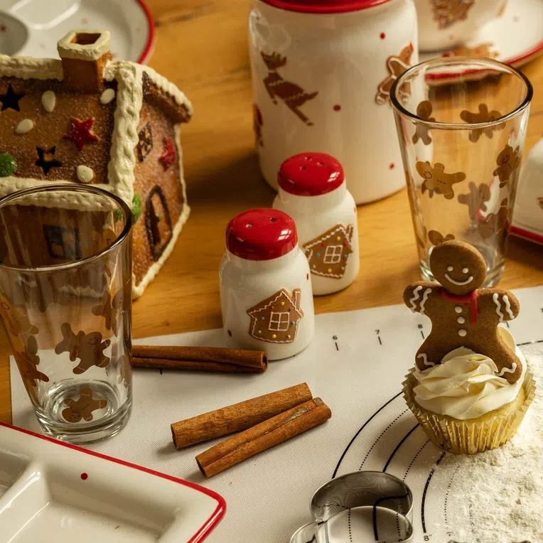 Zestaw szklanek TOKEN wysoka z ciastkiem 3 szt. 0,31 l