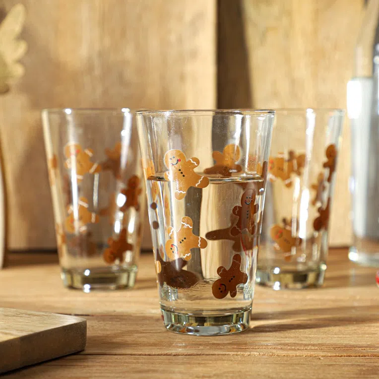 Zestaw szklanek TOKEN wysoka z ciastkiem 3 szt. 0,31 l