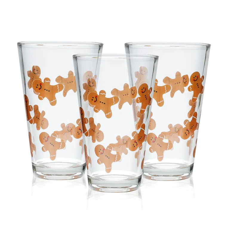 Zestaw szklanek TOKEN wysoka z ciastkiem 3 szt. 0,31 l