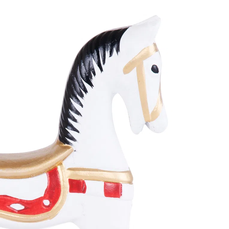 Konik CHEVAL biały 20x24 cm