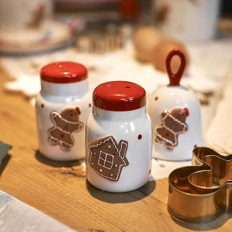 Solniczka BISCOTTO i pieprzniczka 6x8 cm