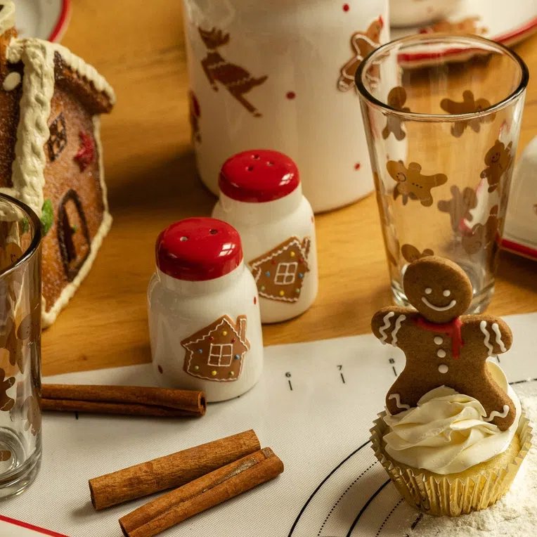 Solniczka BISCOTTO i pieprzniczka 6x8 cm