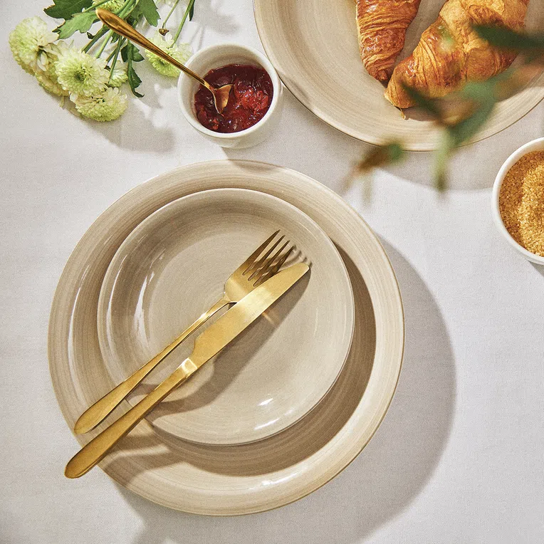 Zestaw sztućców ABELE złote 16 szt.