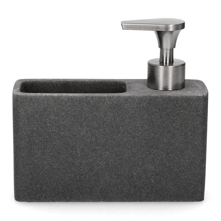 Dozownik TEANA grafitowy 17x16 cm