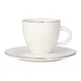 Filiżanka ELLIE ze spodkiem biała 0,09 l