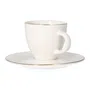 Filiżanka ELLIE ze spodkiem biała 0,09 l