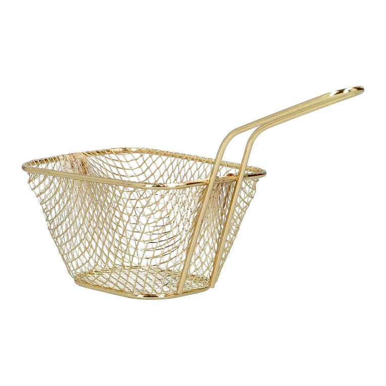 Koszyczek TAPAS złoty 20x9 cm