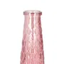 Wazon ARCHIE z tłoczeniem różowy 7x22 cm
