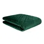 Narzuta TUALA z przeszyciami zielona 200x220 cm