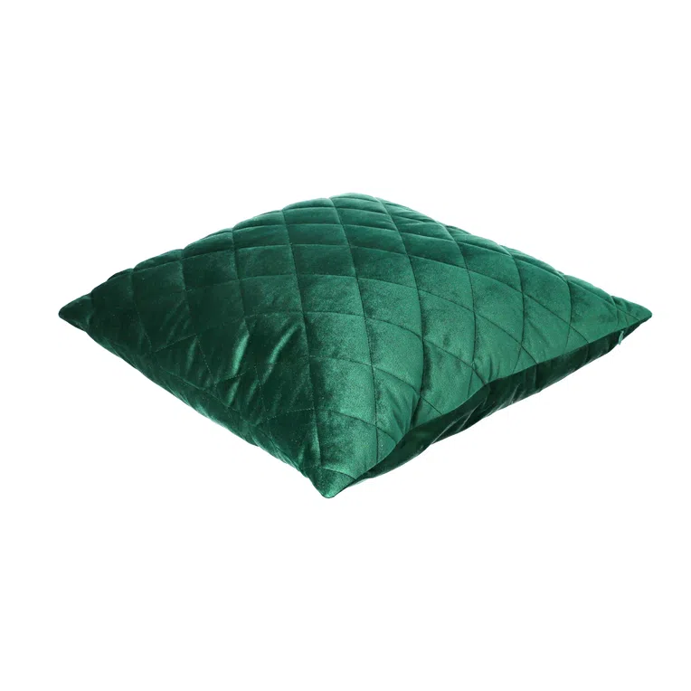 Poszewka SHAIA z wytłoczeniami zielona 45x45 cm