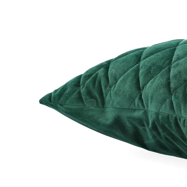 Poszewka SHAIA z wytłoczeniami zielona 45x45 cm