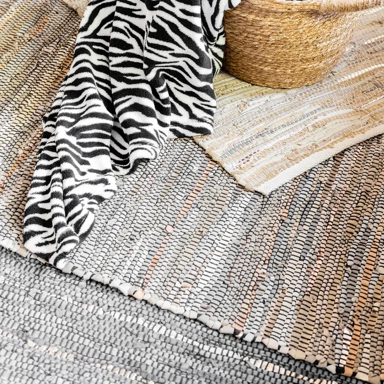 Dywan OREBRO z frędzlami czarny 60x90 cm