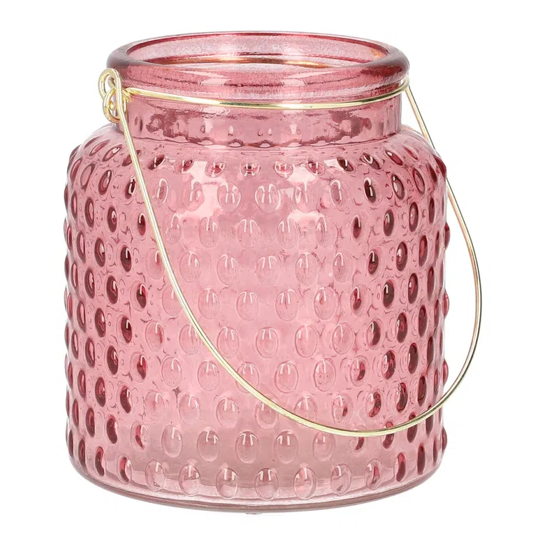 Lampion FIG różowy 10x11 cm