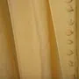 Firanka ADI z pomponikami musztardowa 140x250 cm