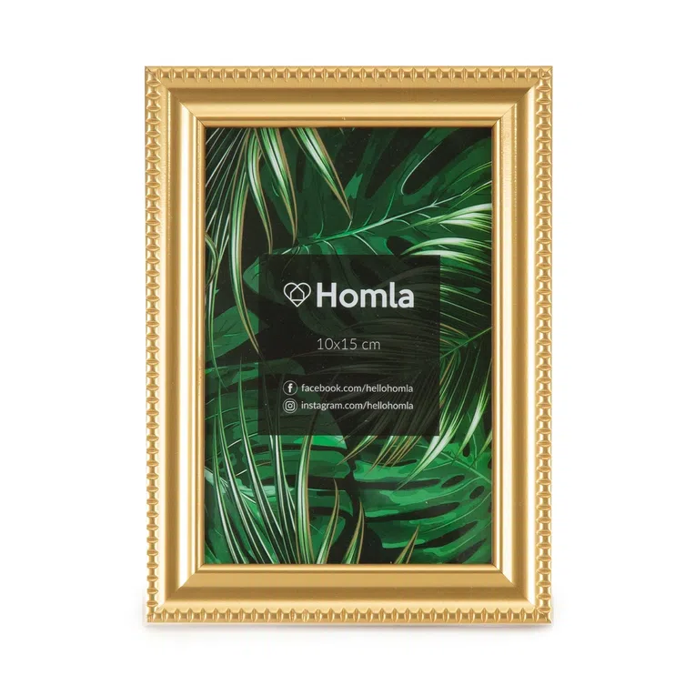 Ramka na zdjęcie LENS złota 10x15 cm