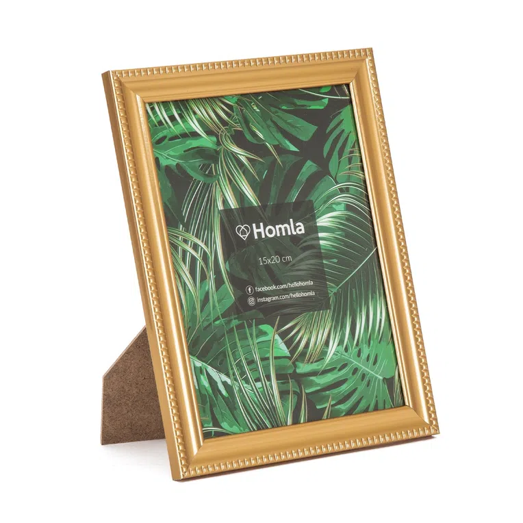 Ramka na zdjęcie LENS złota 15x20 cm