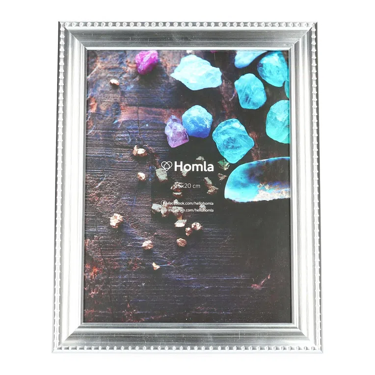 Ramka na zdjęcie LENS srebrna 15x20 cm