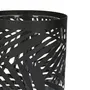 Lampion SAGE ażurowy czarny 11x15 cm